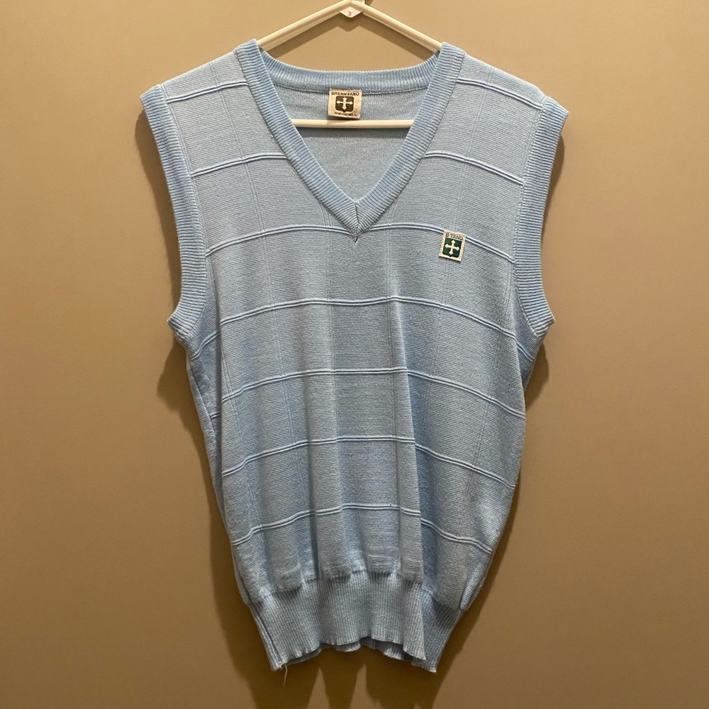 Brenntano Baby Blue Sweater Vest